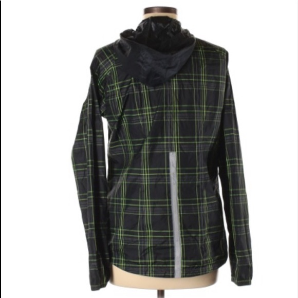 REEBOK Black Green Windshield Jacket - Picture 2 of 6